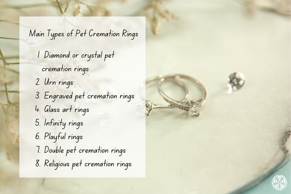 Main Types of Pet Cremation Rings